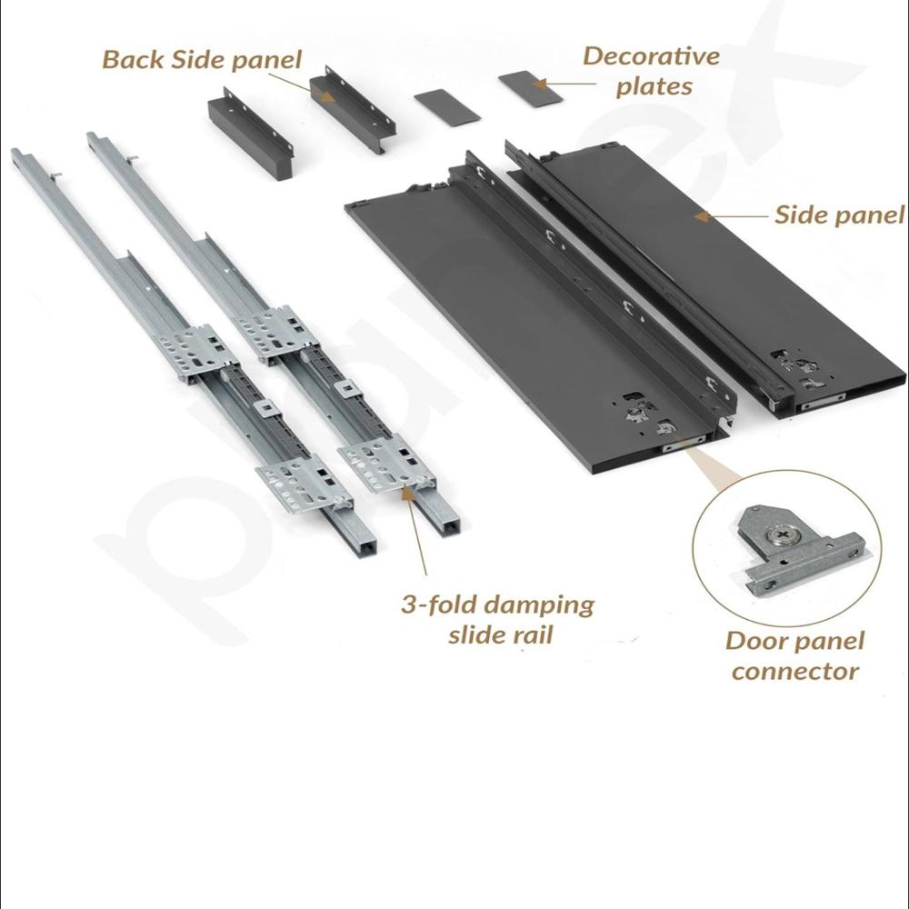 slim tandem drawer system