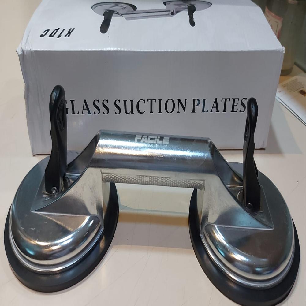 Facile(r) Double Suction Pad - Color: Black And Silver