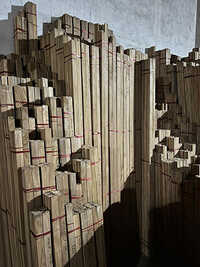 Teak wood margin pati