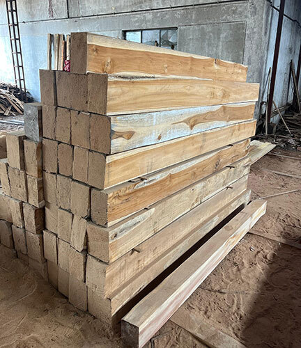 Solid Teak Wood Planks