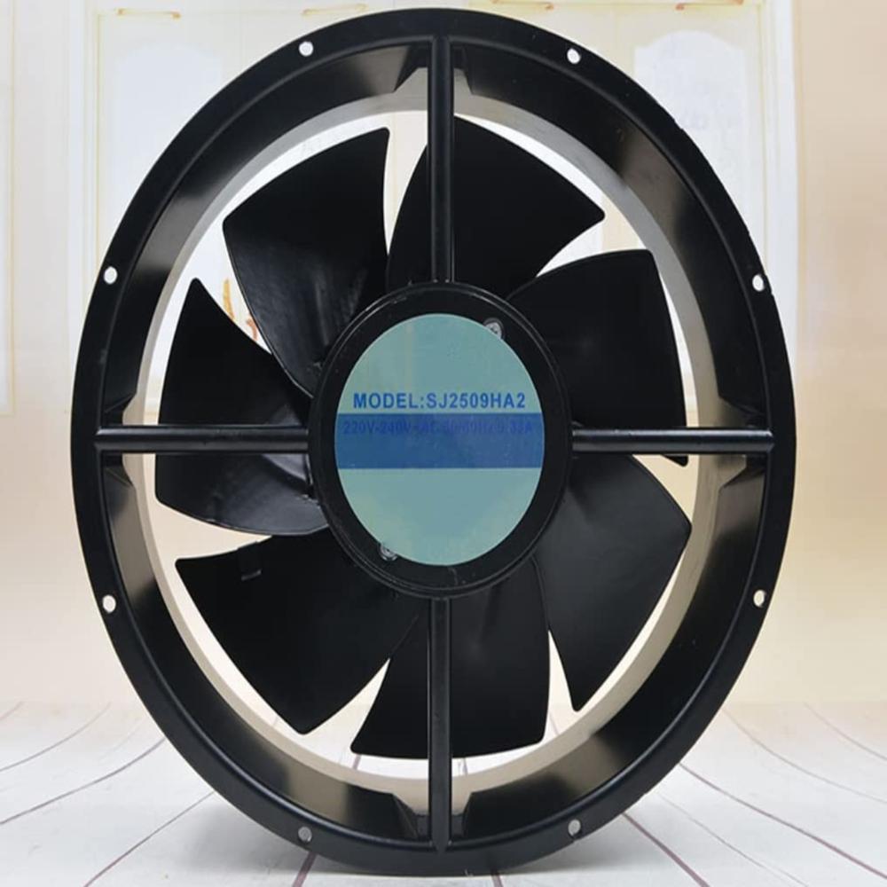 SUNTRONIX SJ2509HA2 220-240V AC 0.33A 25489mm Ball Bearing Industrial Axial Cooling Fan (METAL)