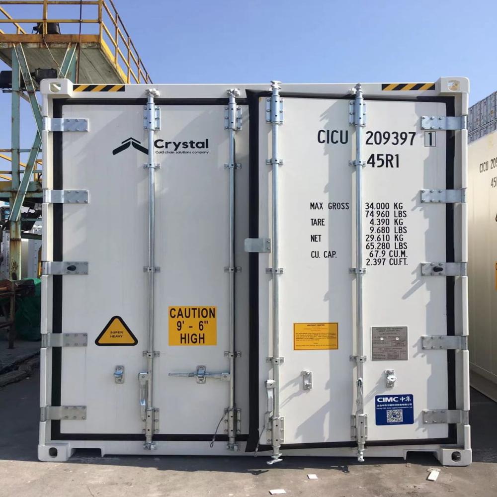 Reefer Container - Capacity: 65.6 Cubic Meter Liter/day