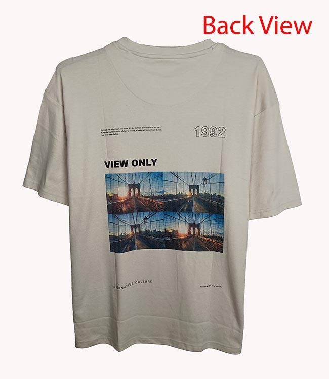 M11570 CACTUS MAN and DENIM & FLOWER Mens Printed Relax Fit T-Shirt