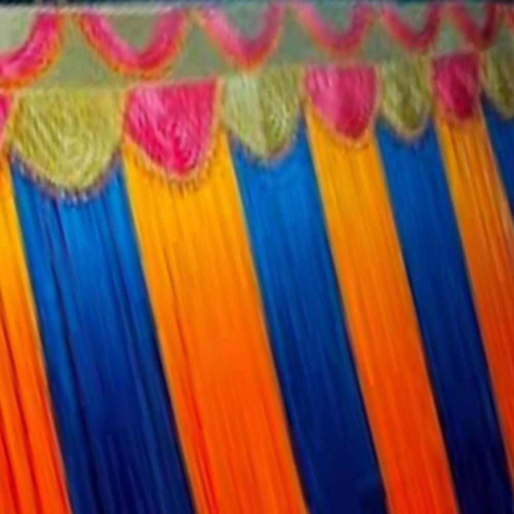 Dyed Parda for tent shamiyana