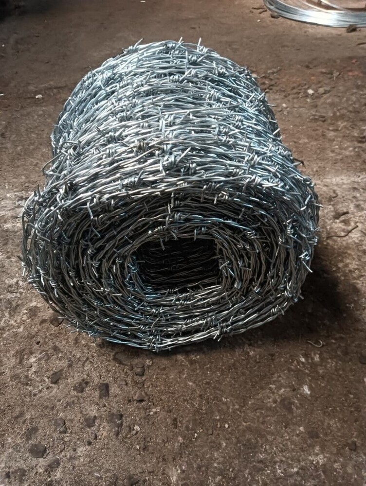 Galvanized Barbed Wire - Color: Silver (Gi)