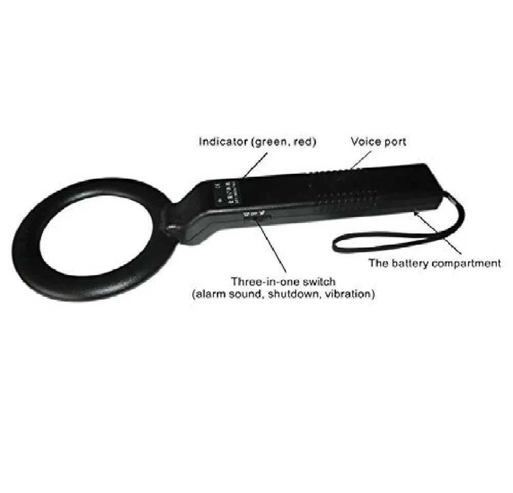 True Sense Hand Held Metal Detector, MD-300