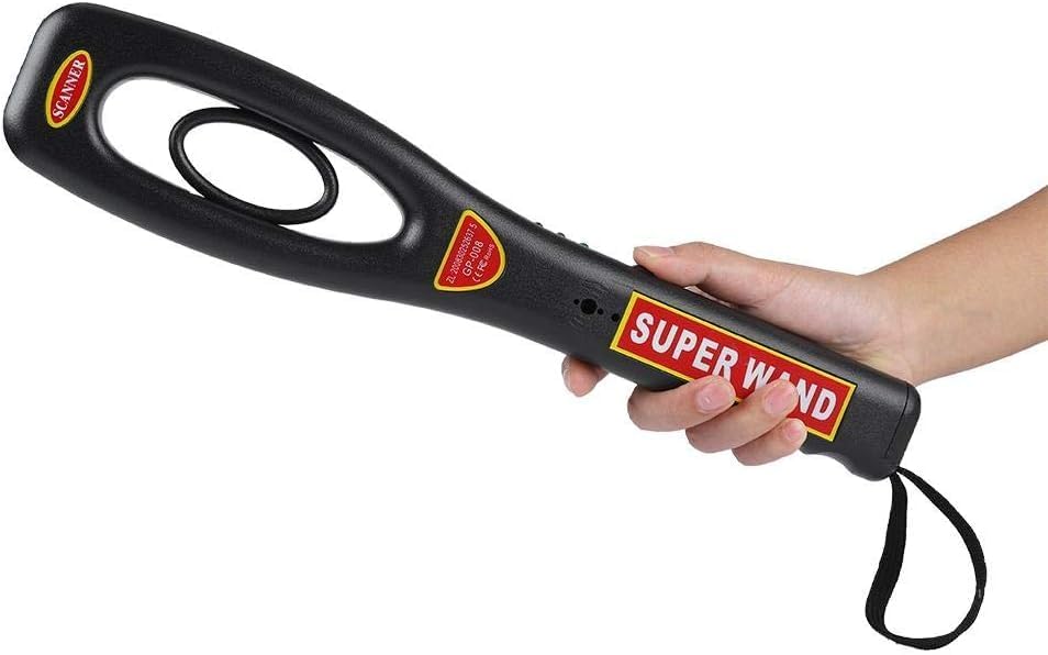 True Sense Handheld Metal Detector Super Scanner Airports Railway Stations Metal Finder, GP-008