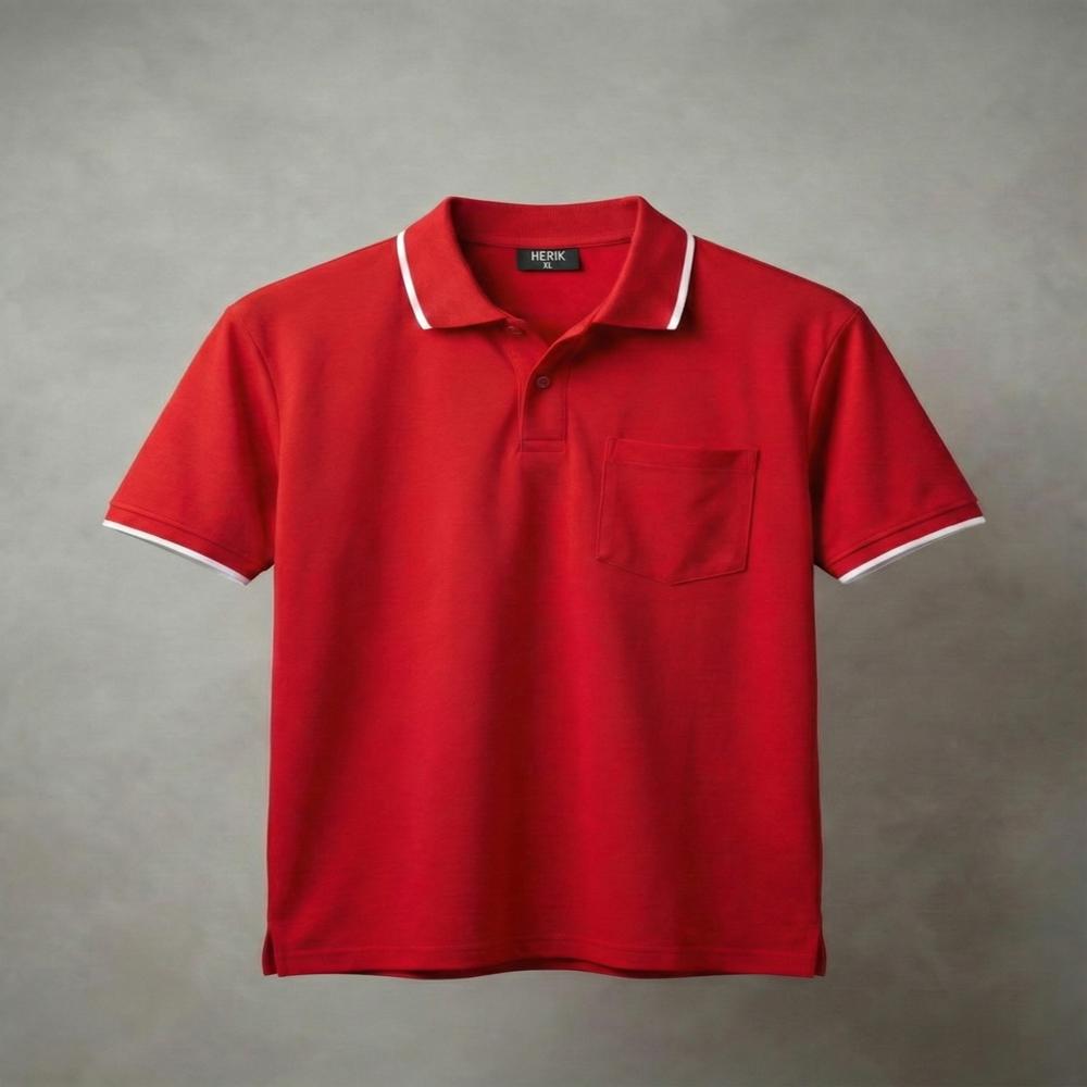 Plain Polo T Shirts - Color: Custom