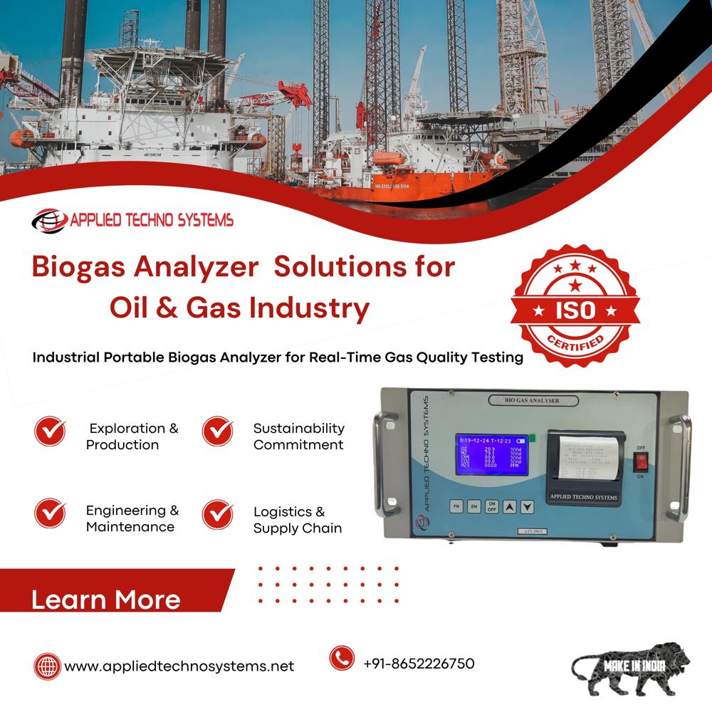 CH4 CO2 Gas Analyzer for Biogas & Industrial Use