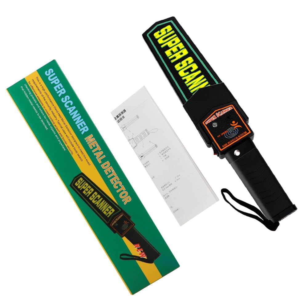 True Sense Super Scanner Hand Held Metal Detector, MD-3003B1