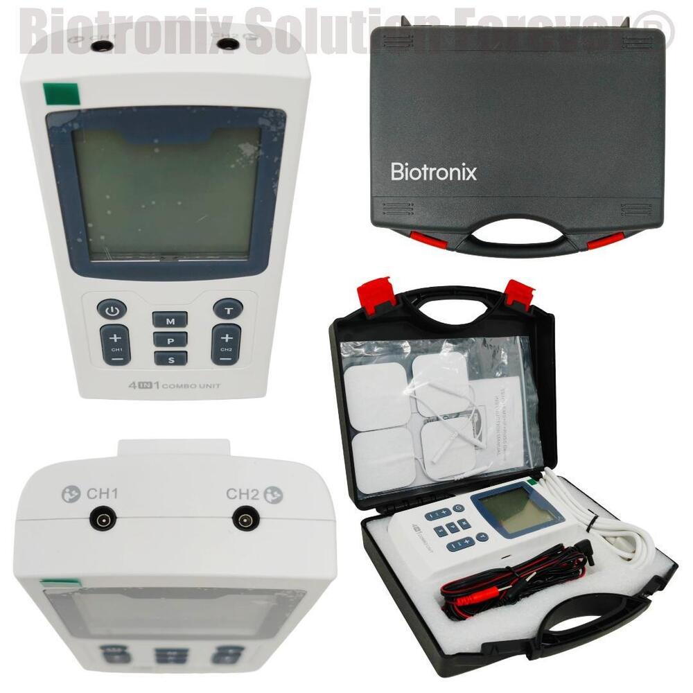 4 Channel Electrotherapy Unit TENS EMS IFT MS Physiotherapy Device