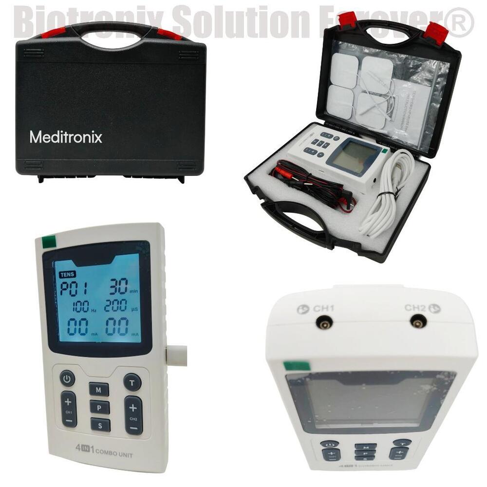 4 Channel Electrotherapy Unit TENS EMS IFT MS Physiotherapy Device