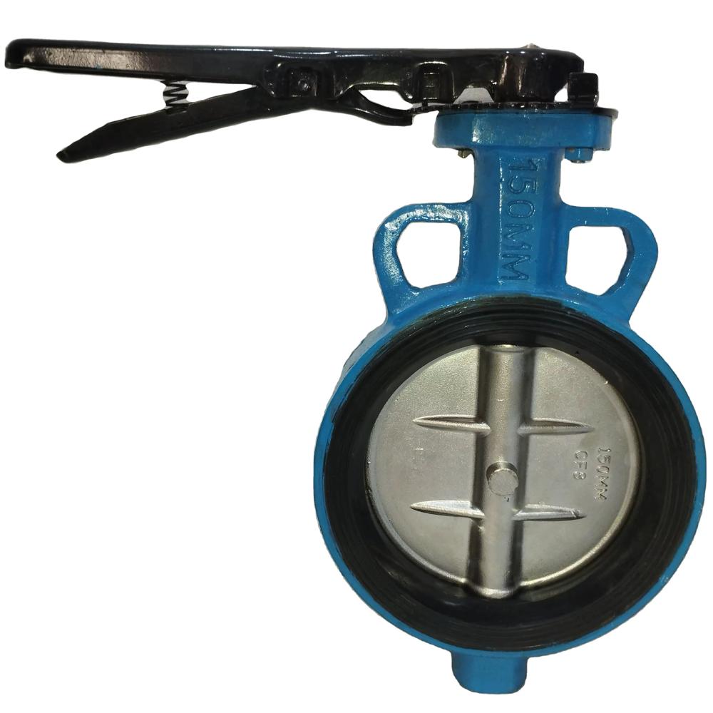 Stainless Steel Butterfly Industrial Valve Hand Wheel Water - Color: Blue