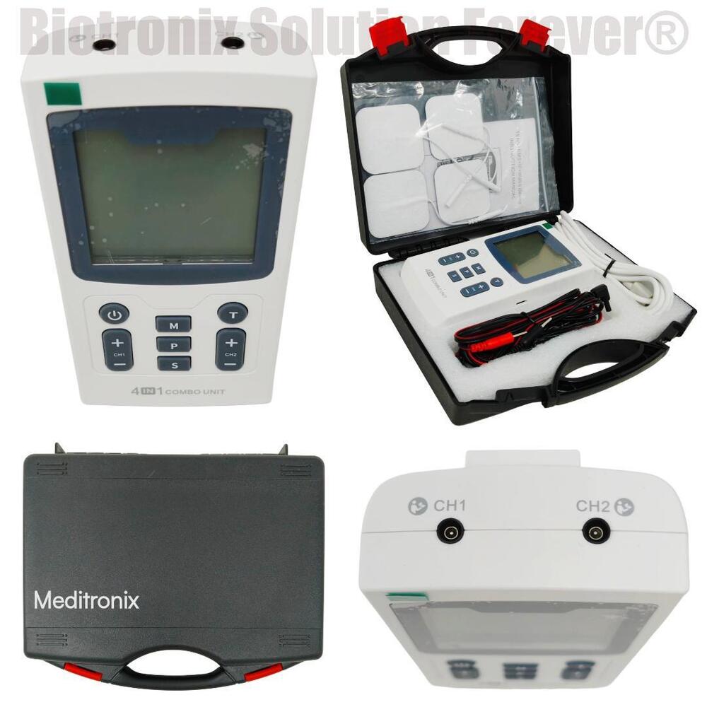 Portable Electrotherapy Combo Device 4 in 1 for Rehabilitation