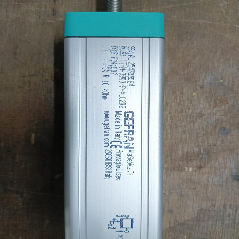 Pkm-2000mm Gefran Linear Scale - Stainless Steel, 2000mm Stroke Length, Silver Finish | 12v Dc Voltage, 20kohm Resistance Range, Ideal For Industrial Measurement