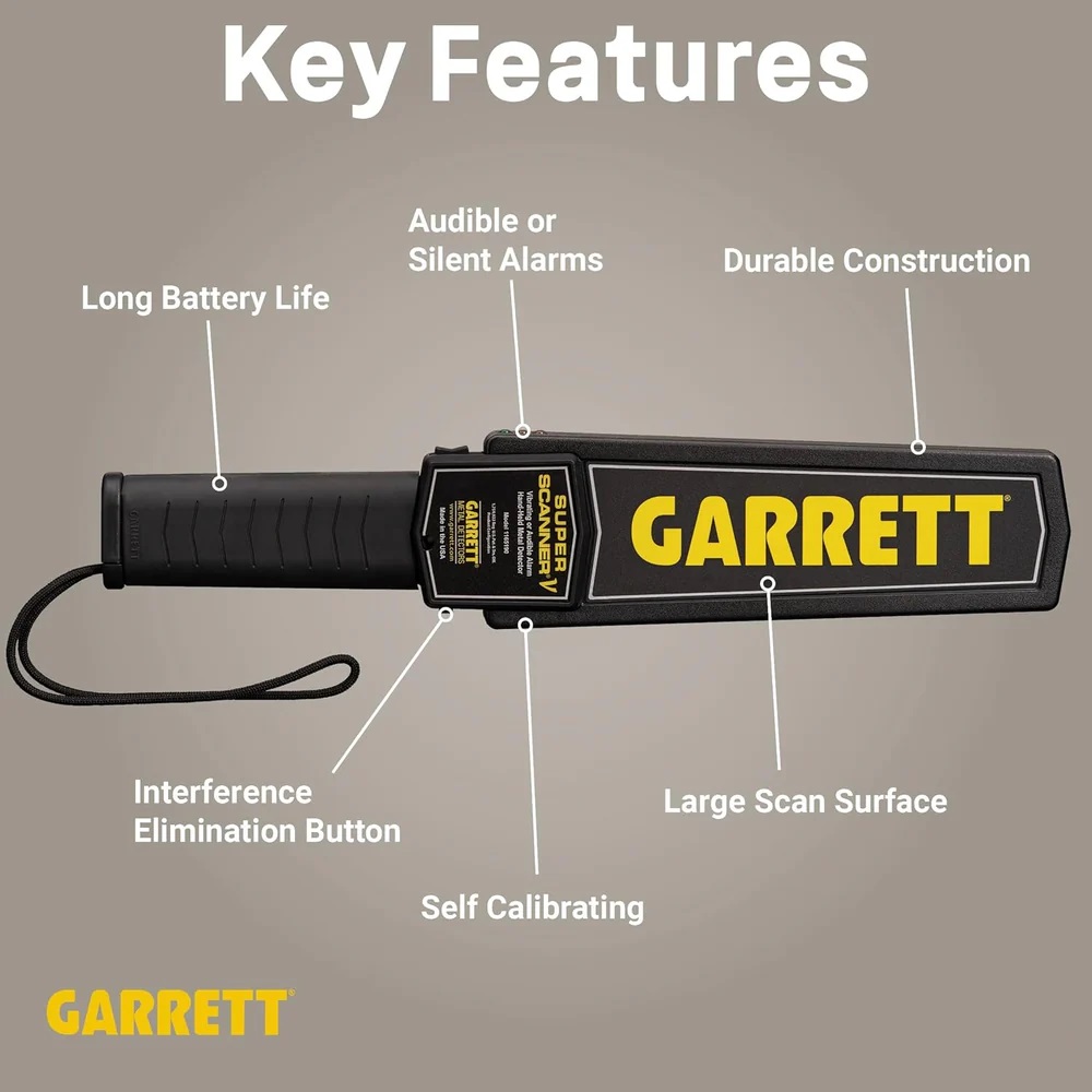 Garrett Hand Held Metal Detector, 1165190
