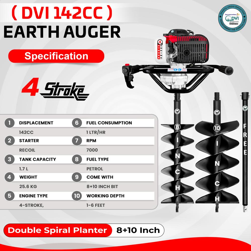 Tree Plant Drill Machine - Automatic Grade: Semi-automatic