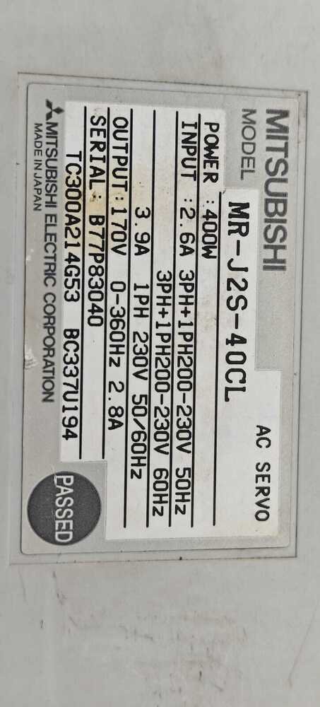 MITSUBISHI MR-J2S-40CL