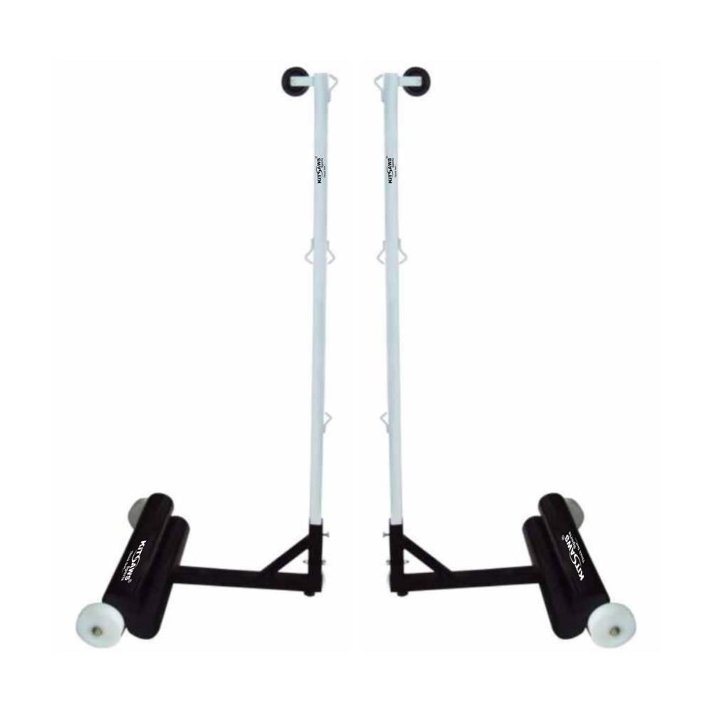 Badminton Pole Pipe Moveable with Wheel