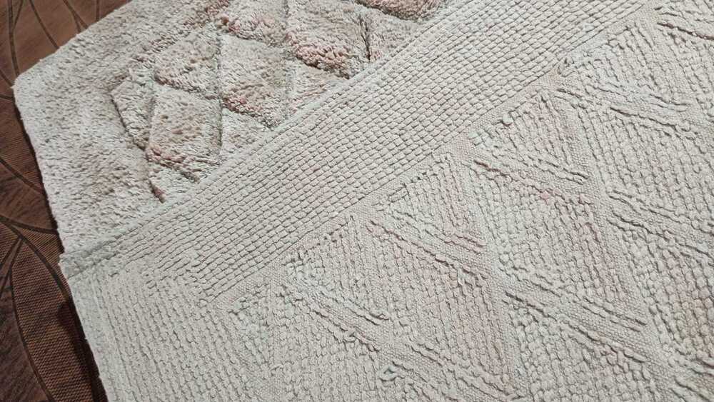Hot Bath Rugs Beige 60x110 cm
