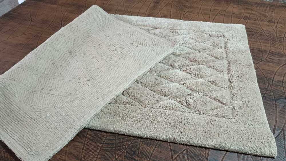 Hot Bath Rugs Beige 60x110 cm