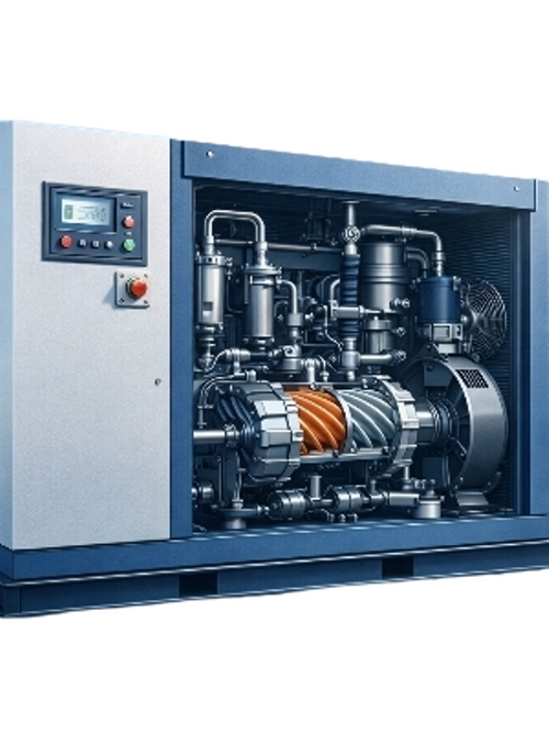 Screw Air Compressor ( Starts 5 Hp To 1000 Hp) - Material: Iron