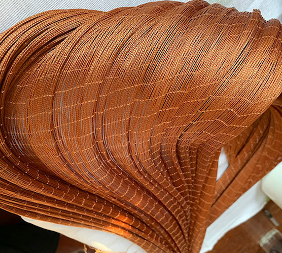 Customizable industrial impregnated tire polyester fabric