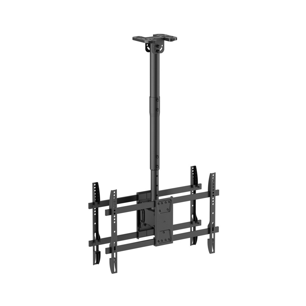 Ceiling Mount Bracket Tv Stand - Color: Black