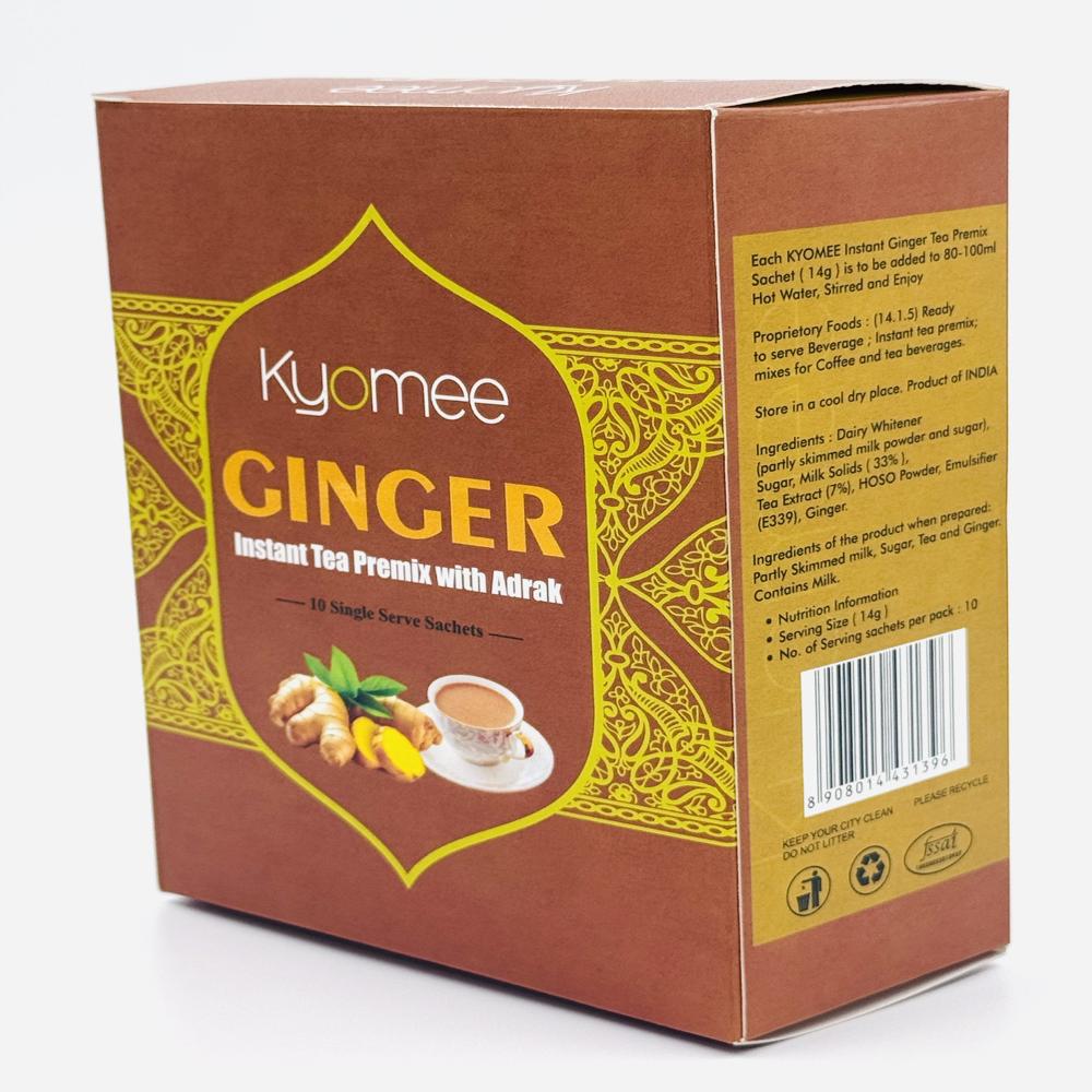 Kyomee Instant Ginger Tea Premix Sachets