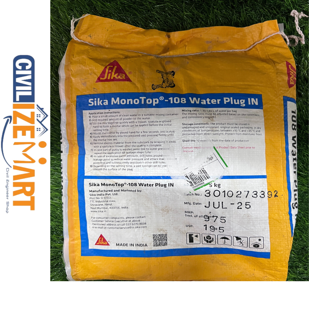 SIKA  MONOTOP 108 WATER PLUG IN