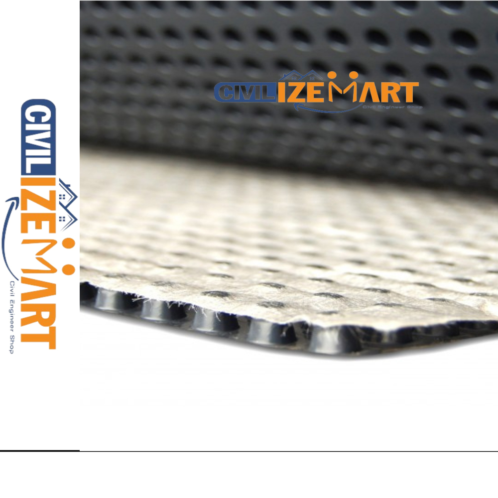 DIMPLE BOARD WITH GEOTEXTILES