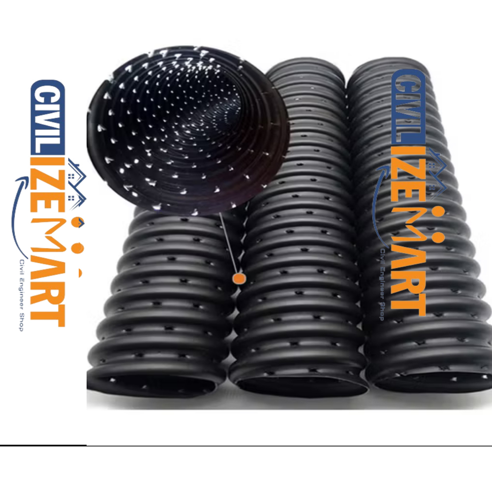 3 Inch HDPE Corrugated Subsoil Drainage Pipe