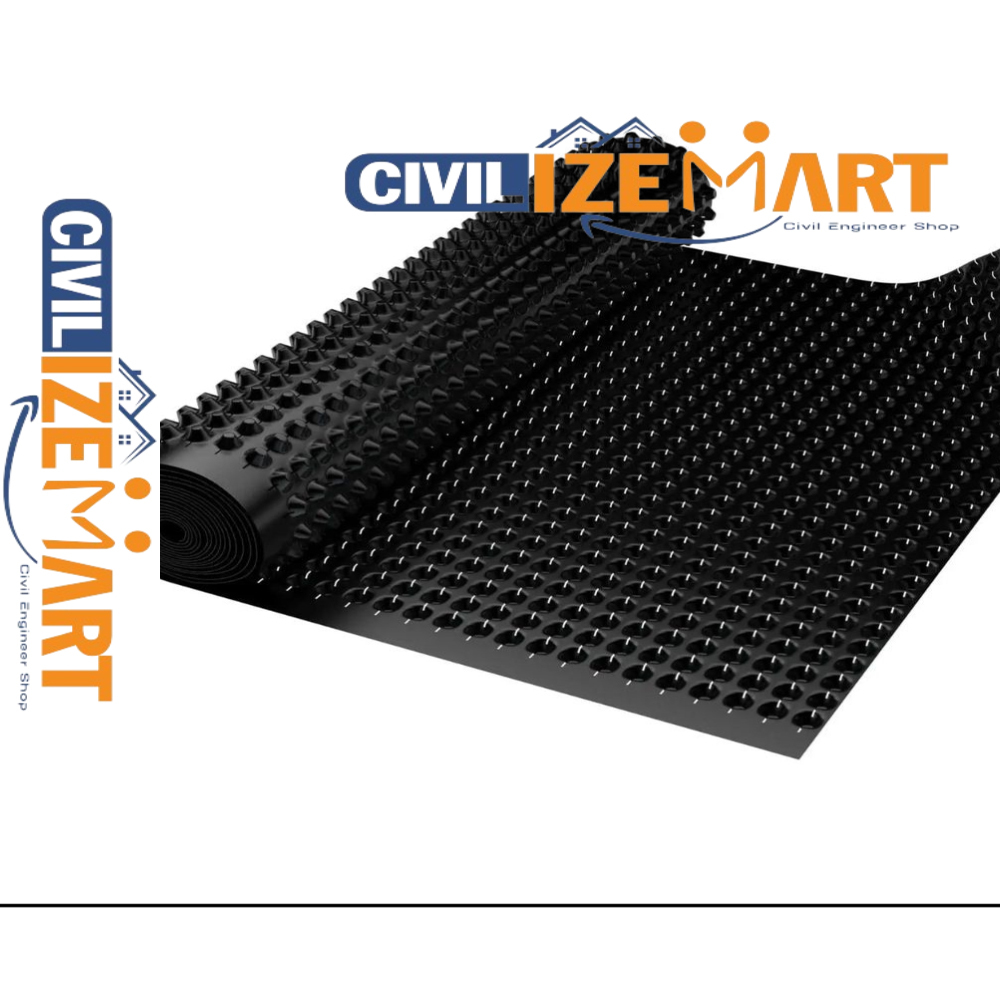 HDPE DIMPLE MEMBRANE FOR EFFECTIVE DRAINAGE AND WATERPROOFING