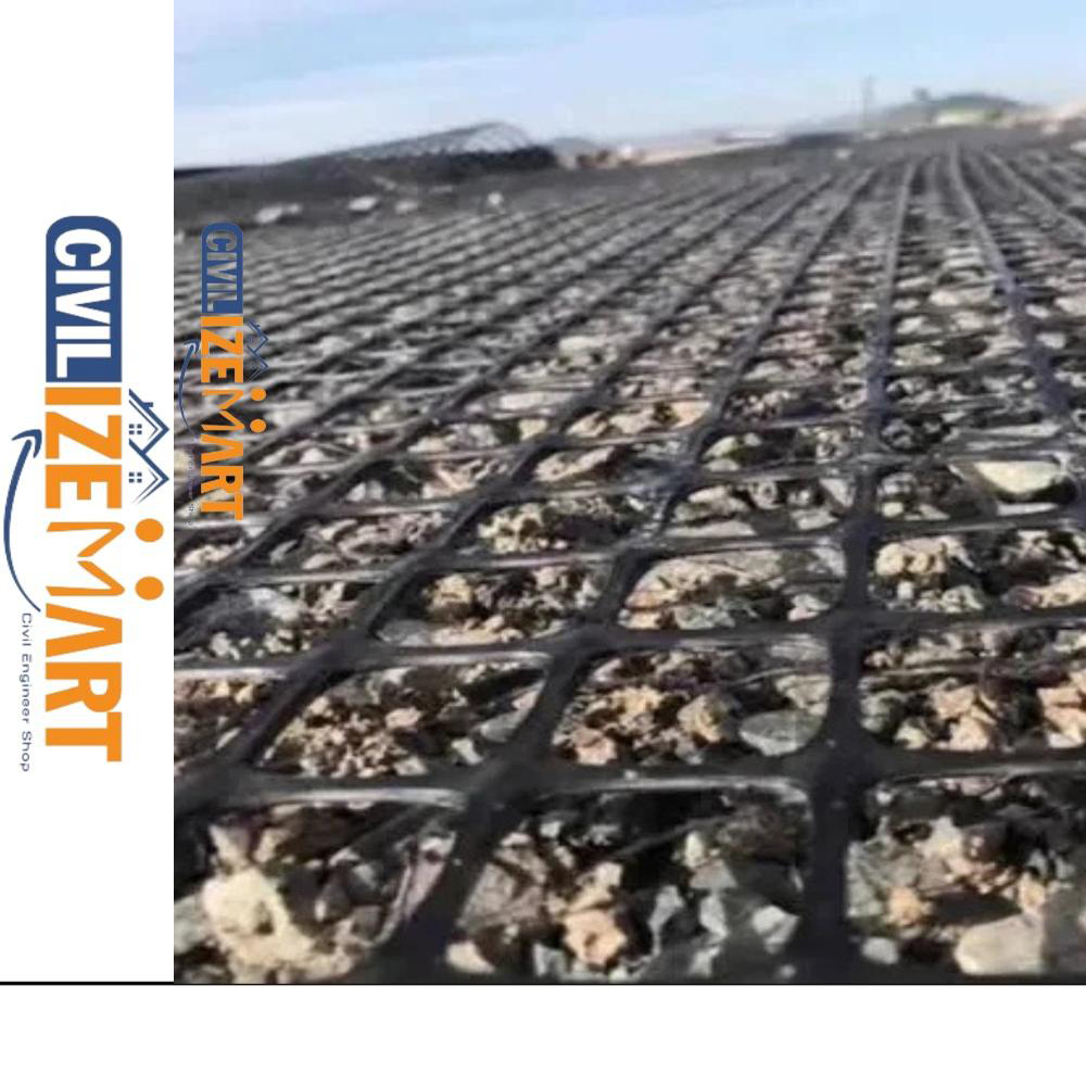 CIVILIZEMART- POLYPROPYLENE BIAXIAL GEOGRID