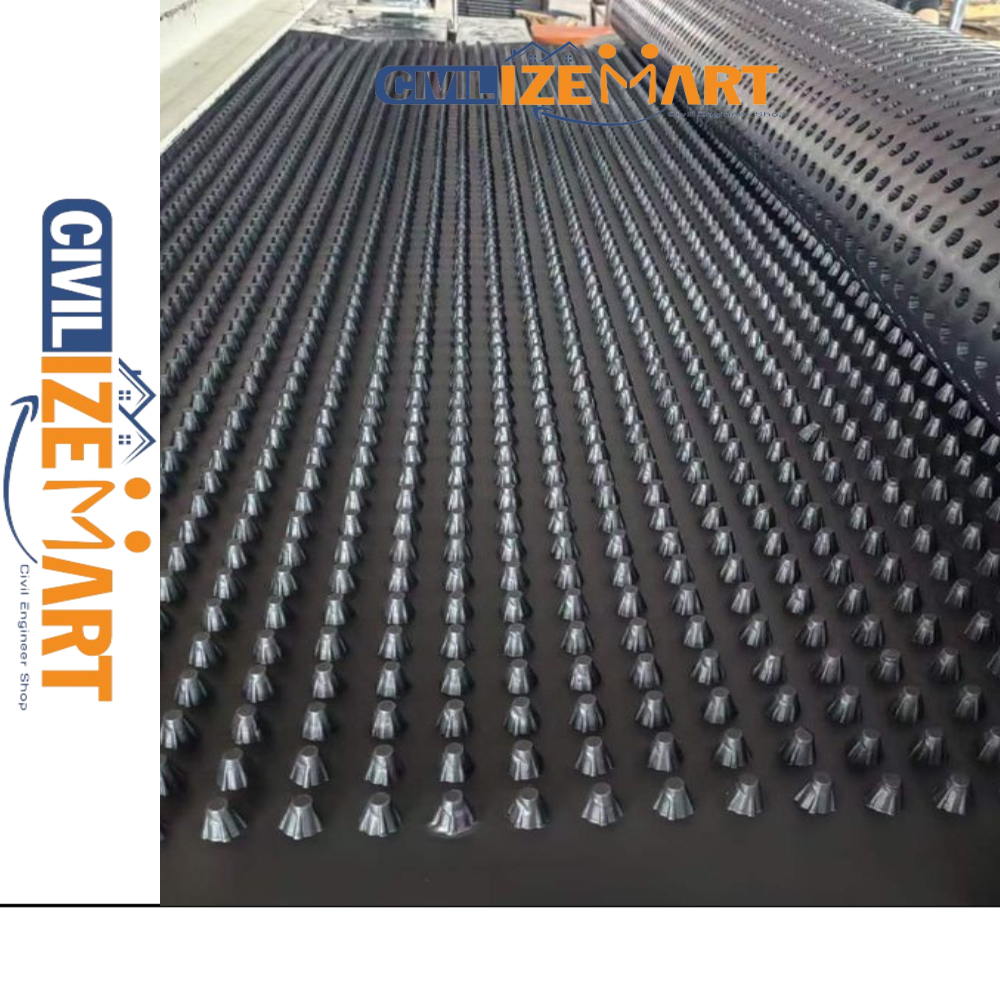 HDPE DIMPLE MEMBRANE FOR EFFECTIVE DRAINAGE AND WATERPROOFING