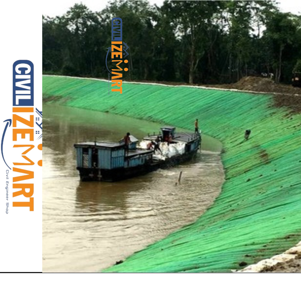 Non Woven Geo Mattress For Flood Mitigation, GSM: 200 - 250