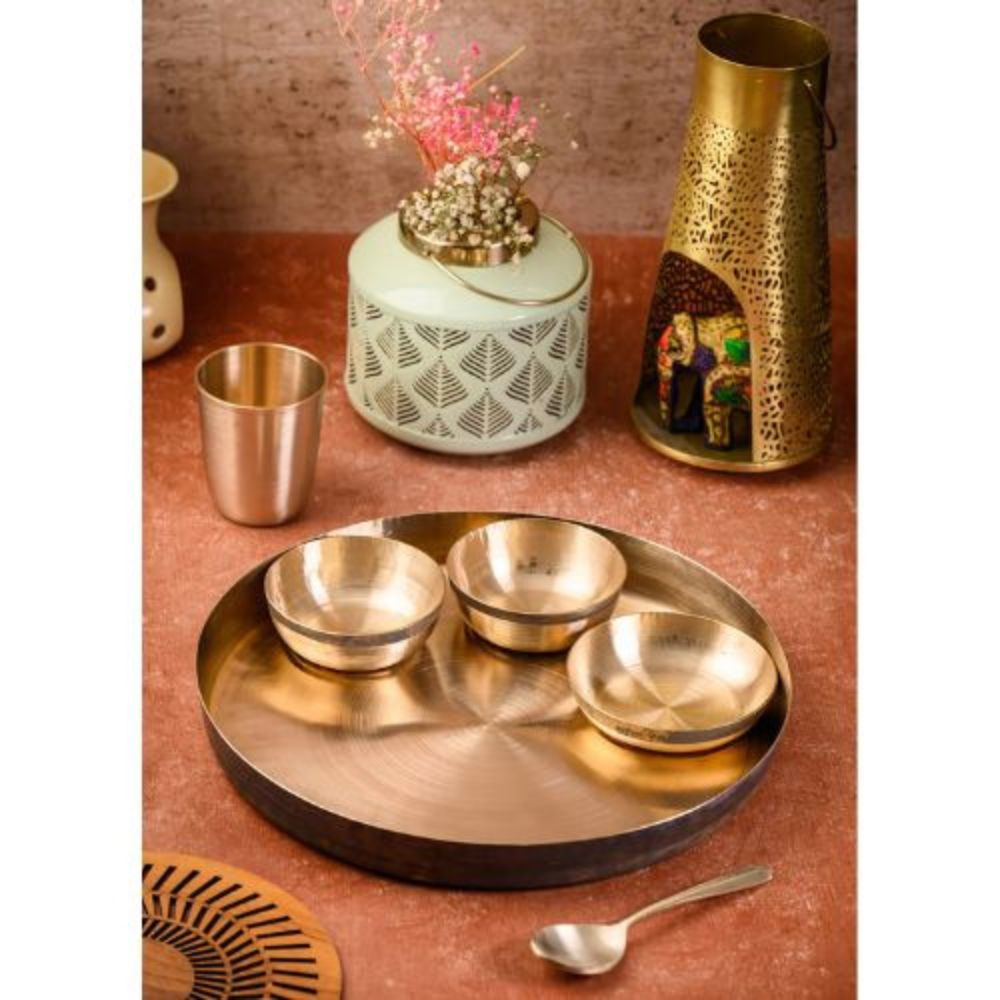 Kansa Bronze Dinner Set for Hotels Restaurants and Catering