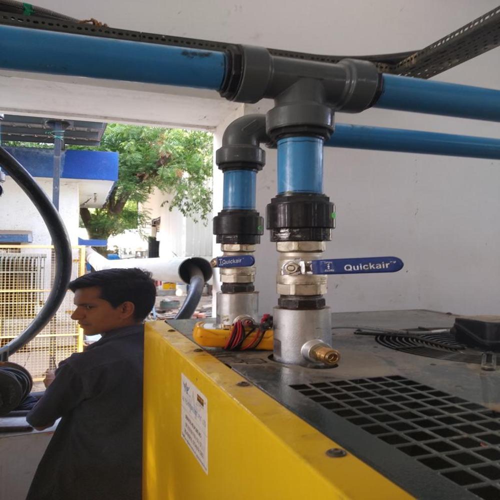 Compressor Piping - Air Consumption: Depends On Application
