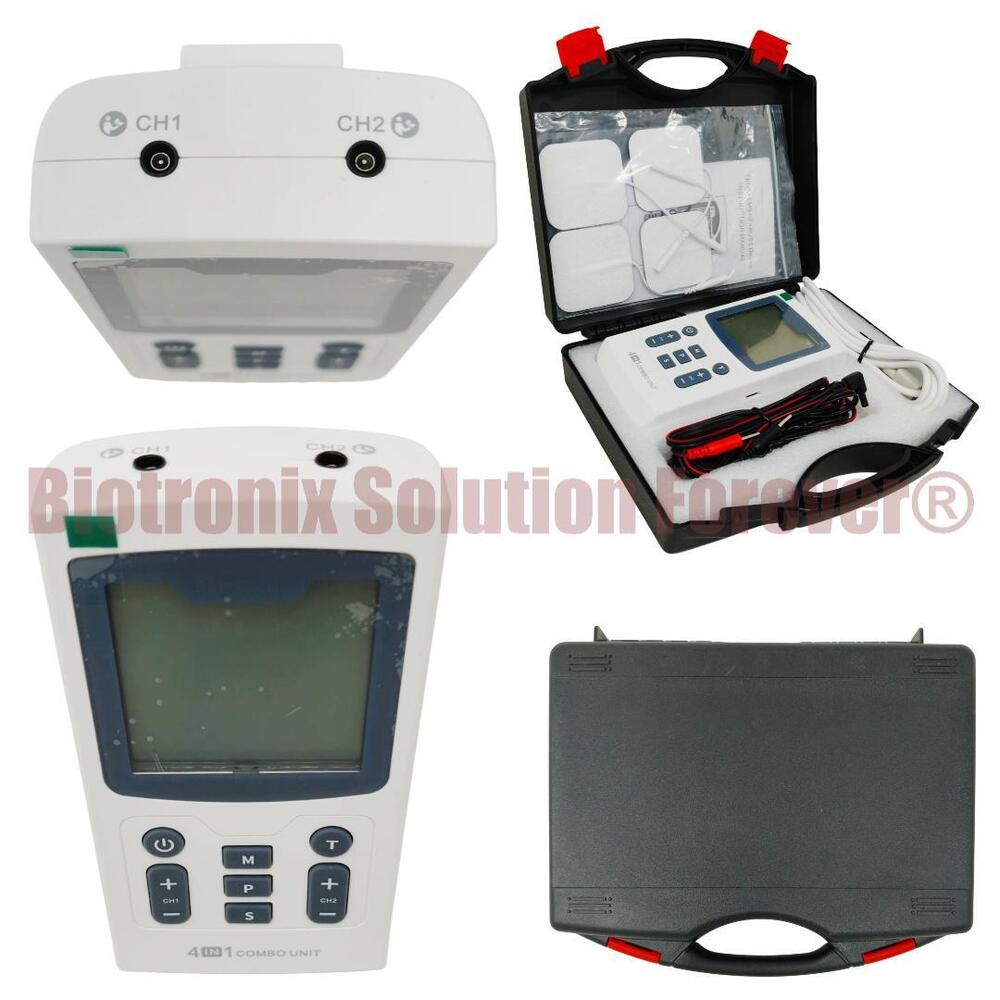 Portable 4 in 1 Physiotherapy Combo Machine with LCD Screen