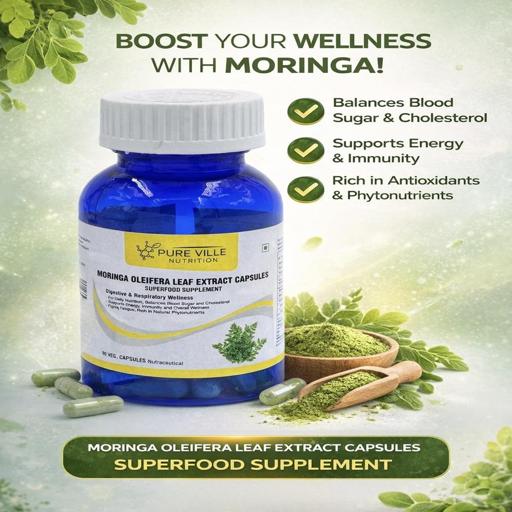Moringa Veg Capsules - No. Of Capsules Per Pack: 60