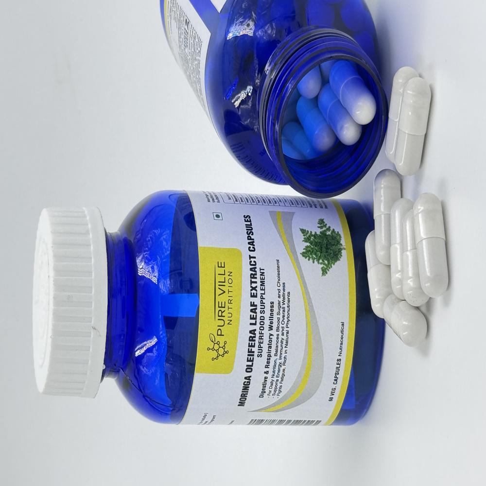 Moringa Veg Capsules - No. Of Capsules Per Pack: 60