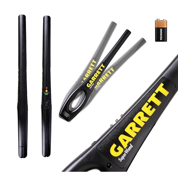 Garrett SuperWand Hand Held Metal Detector, 1165800