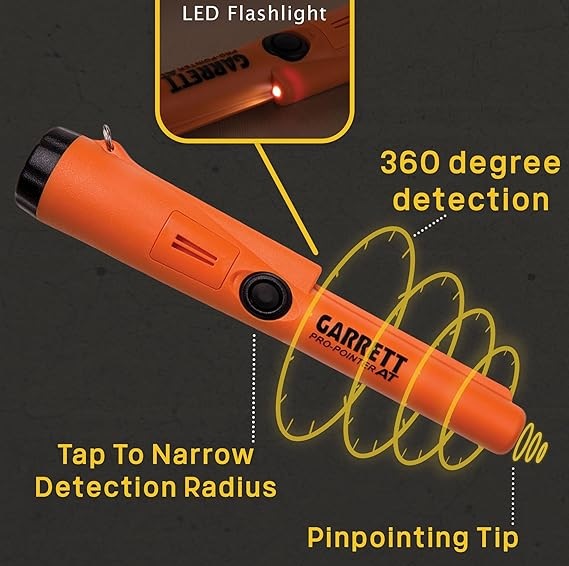 Garrett 1140900 Pro-Pointer AT Waterproof Pinpointing Metal Detector, 1140900