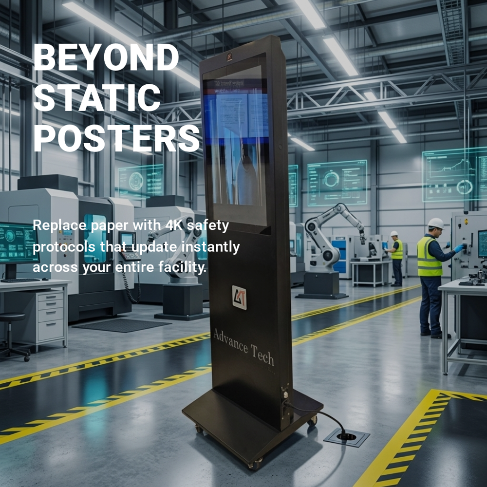 Safety Digital Signage - Application: Mall
