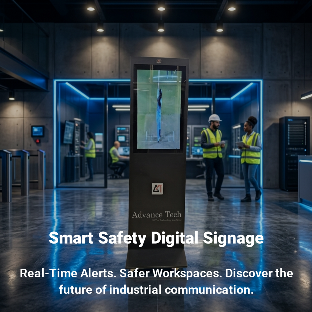 Digital signage for industries 