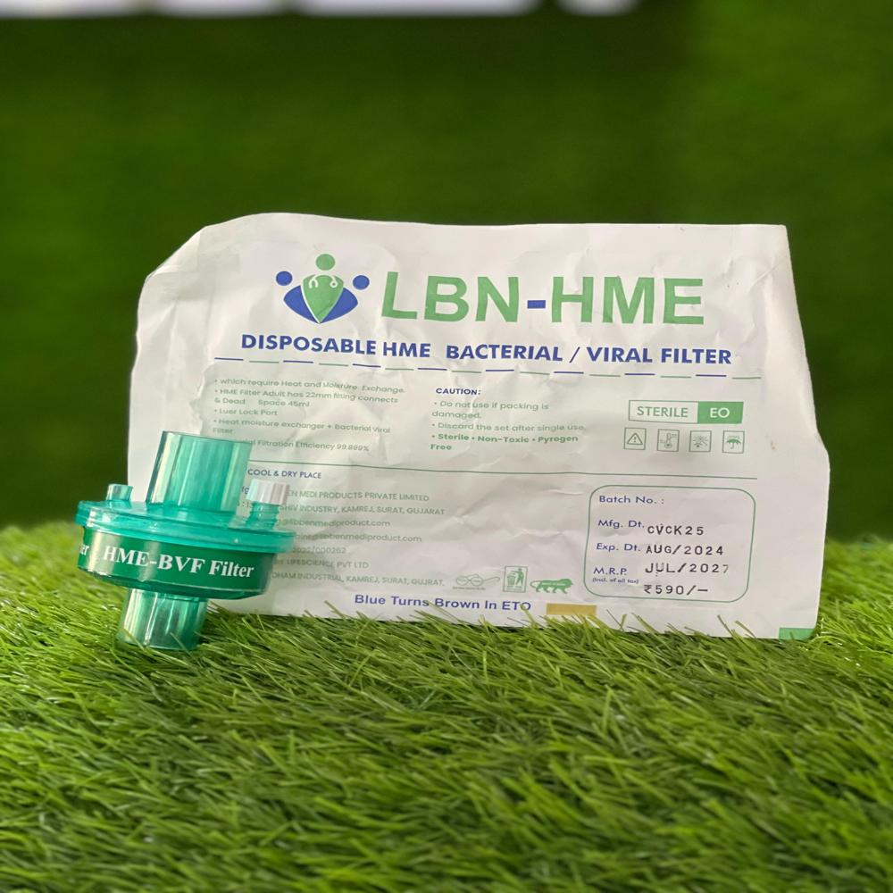 Disposable HME Bacterial Viral Filter