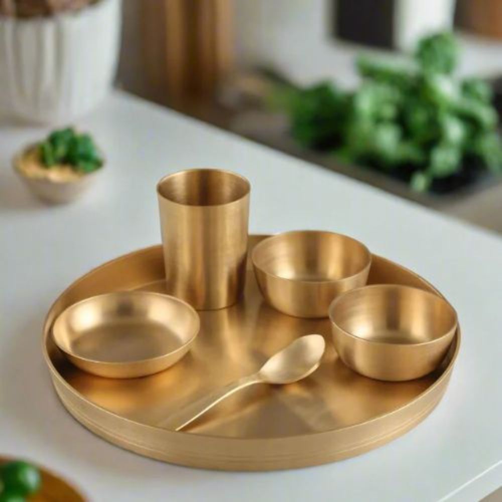 Kansa Bronze Dinner Set for Modern and Classic Kitchen Setup