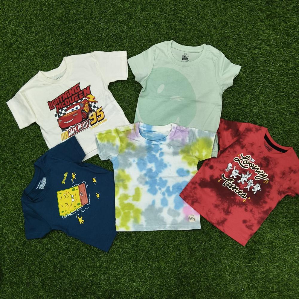 Baby Boys Export Halfsleeve Tshirt Code 12 - Age Group: 6 To 36 Months