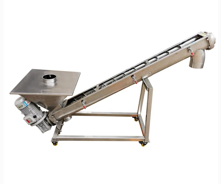 Inclined U-Through Screw  Conveyor