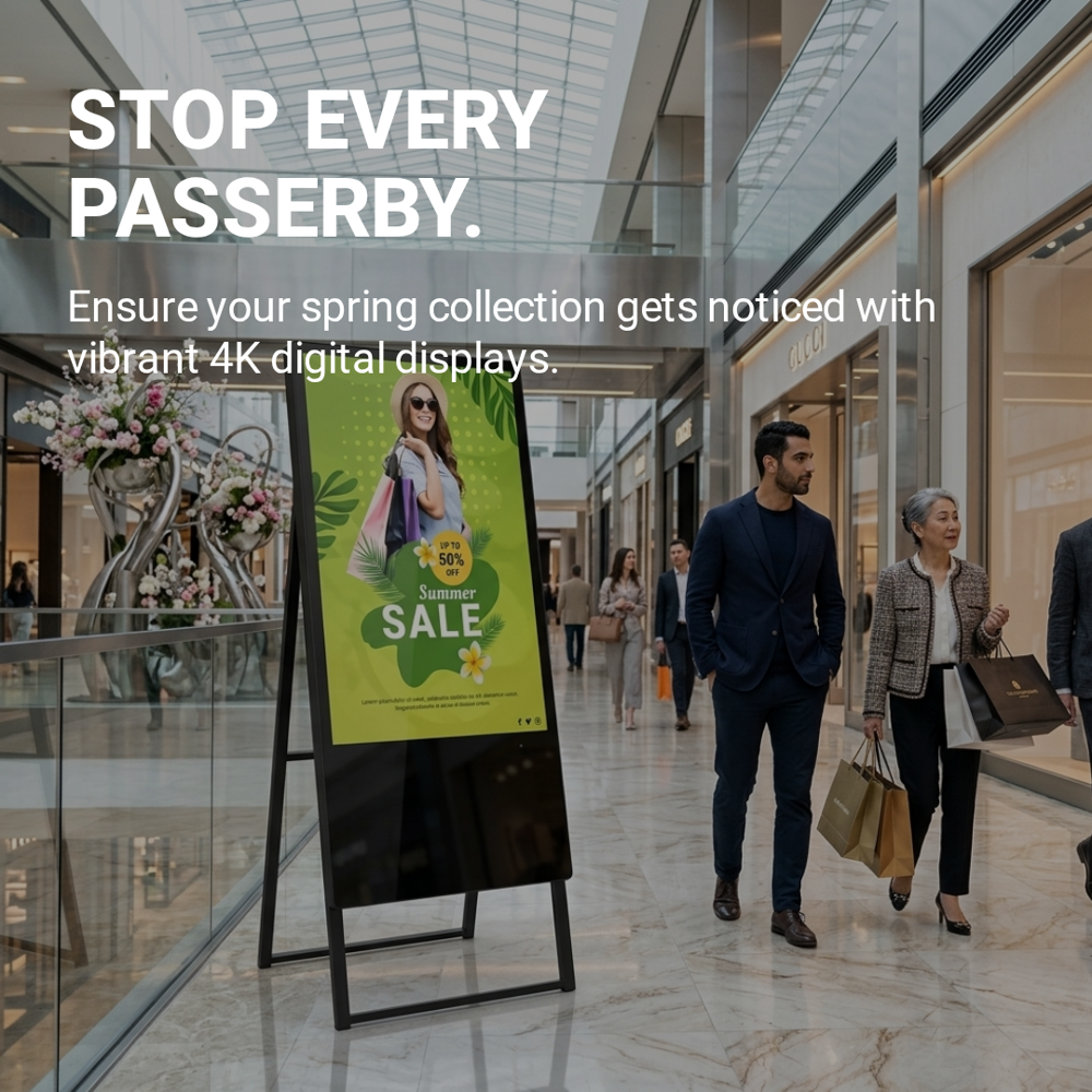 Mobile Display Standee - Application: Mall